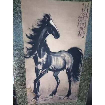 徐悲鸿 款《平川立马图》